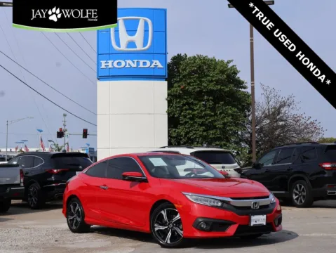 Red 2017 Honda Civic Coupe Touring for sale in Kansas City, MO