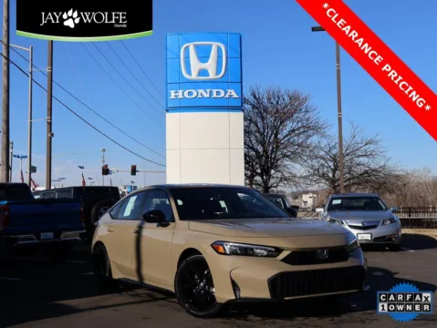 Beige 2025 Honda Civic Hatchback Hybrid Sport for sale in Kansas City, MO