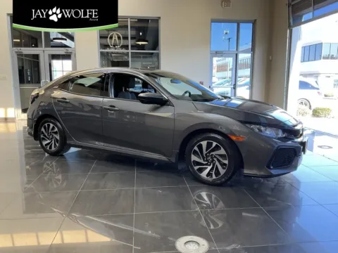 Gray 2017 Honda Civic Hatchback LX for sale in Kansas City, MO