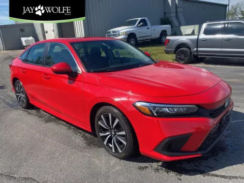 Red 2022 Honda Civic Sedan EX for sale in Kansas City, MO