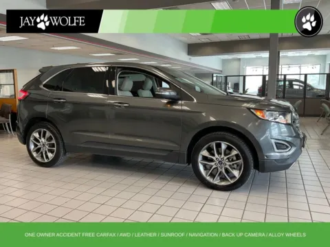 Gray 2016 Ford Edge Titanium for sale in Kansas City, MO