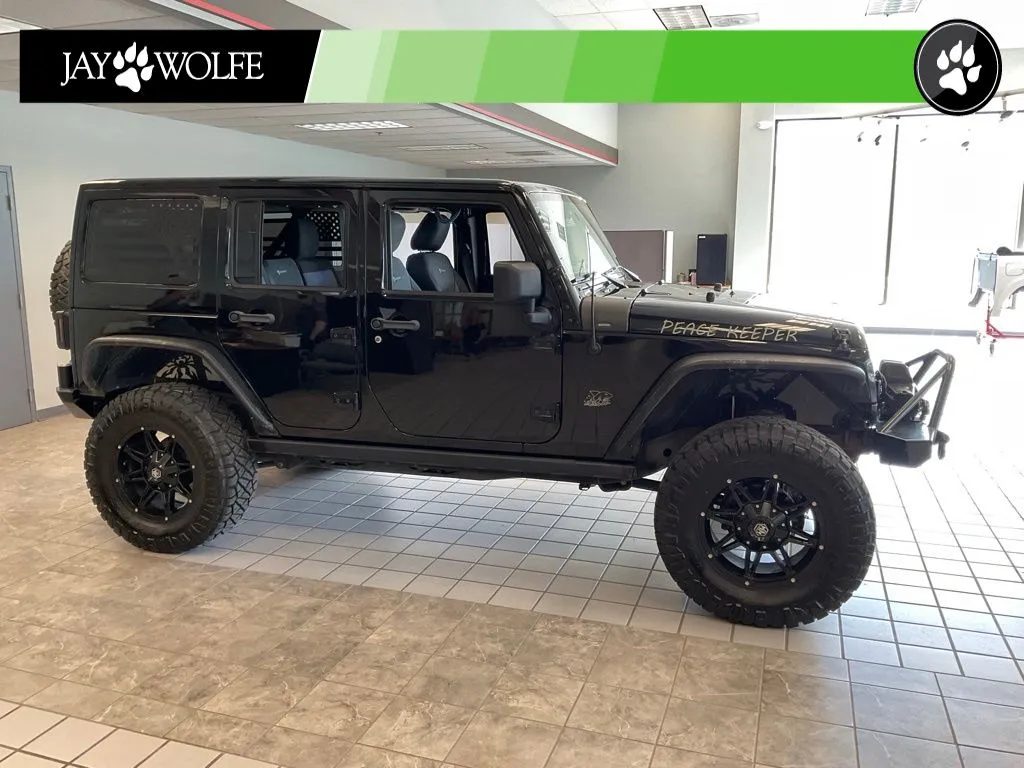 Black 2014 Jeep Wrangler Unlimited Rubicon for sale in Kansas City, MO