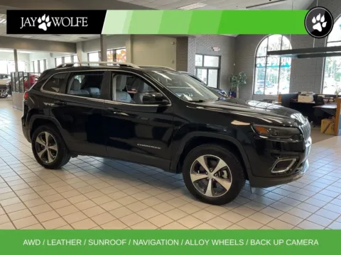 Black 2021 Jeep Cherokee Limited for sale in Kansas City, MO