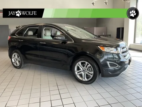 Black 2015 Ford Edge Titanium for sale in Kansas City, MO