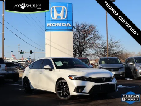 White 2024 Honda Civic Hatchback Sport Touring for sale in Kansas City, MO