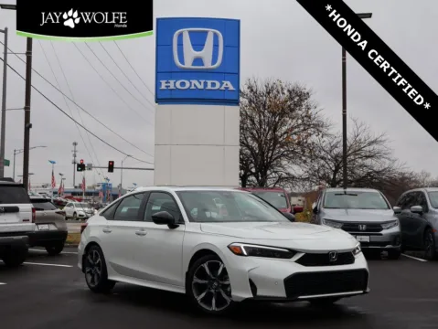 White 2025 Honda Civic Sedan Hybrid Sport for sale in Kansas City, MO