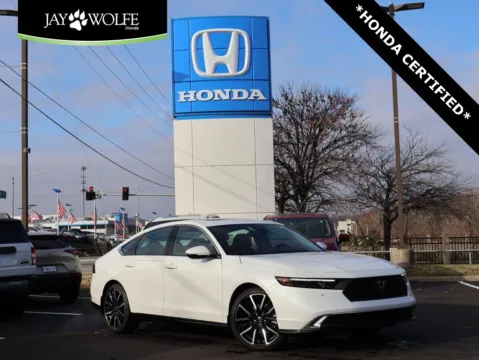 White 2025 Honda Accord Hybrid Touring for sale in Kansas City, MO