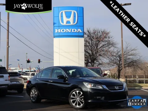 Black 2015 Honda Accord Sedan Sport for sale in Kansas City, MO