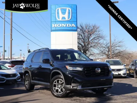 Black 2025 Honda Pilot TrailSport for sale in Kansas City, MO
