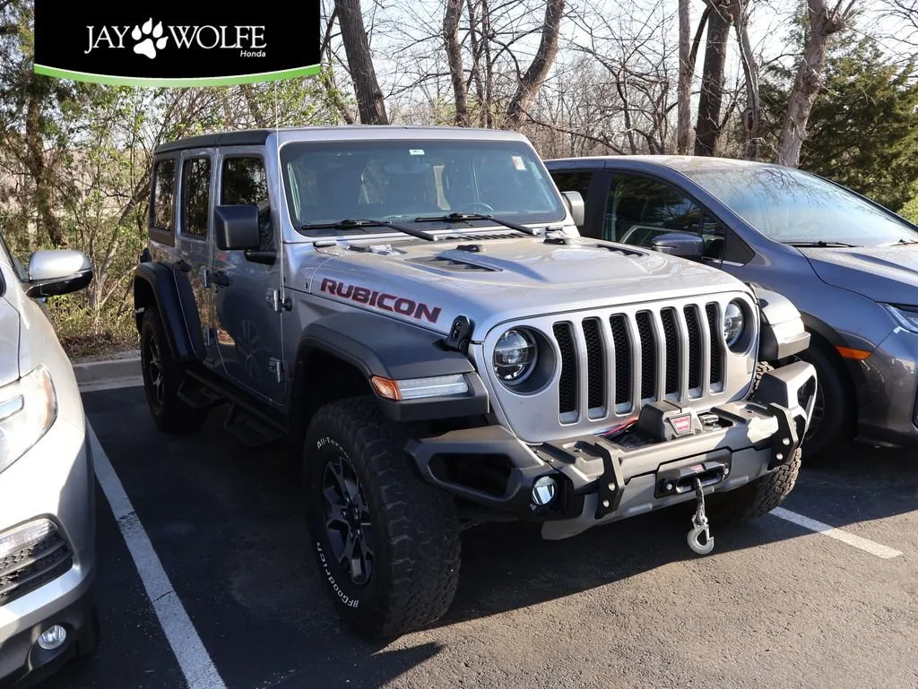 Silver 2020 Jeep Wrangler Unlimited Rubicon for sale in Kansas City, MO