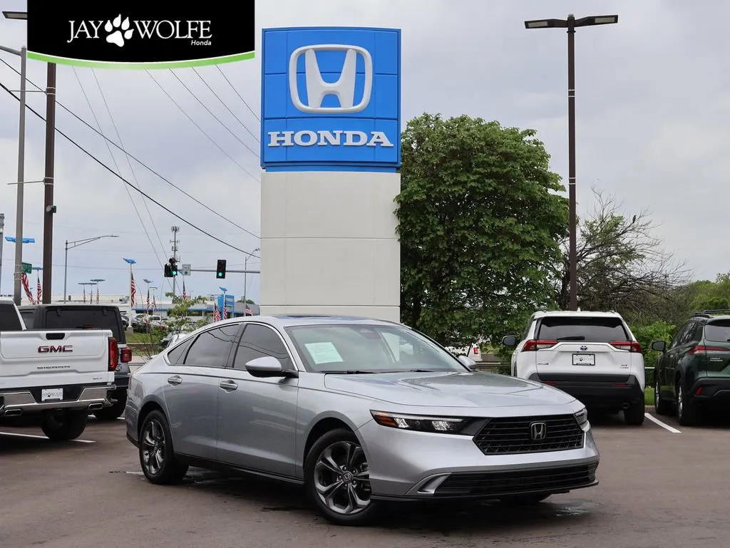 Silver 2024 Honda Accord Sedan EX for sale in Kansas City, MO