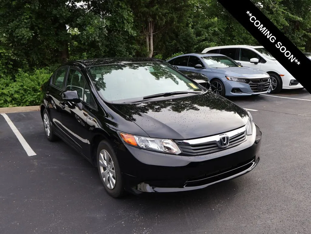 Black 2012 Honda Civic Sdn LX for sale in Kansas City, MO
