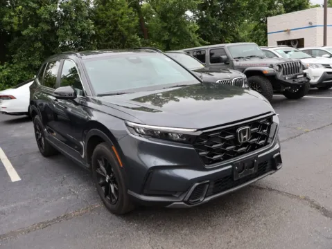 White 2024 Honda CR-V Hybrid Sport for sale in Kansas City, MO