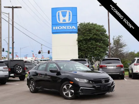 Black 2019 Honda Civic Sedan LX for sale in Kansas City, MO
