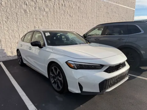 White 2025 Honda Civic Hatchback Hybrid Sport Touring for sale in Kansas City, MO