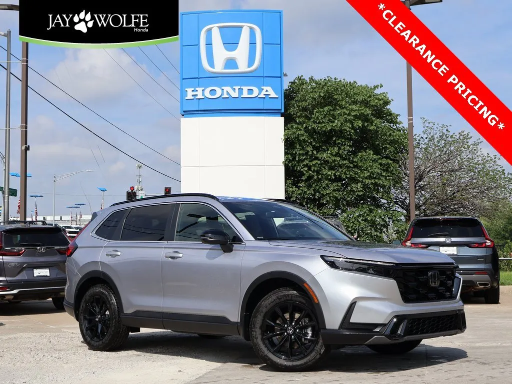 Silver 2025 Honda CR-V Hybrid Sport for sale in Kansas City, MO