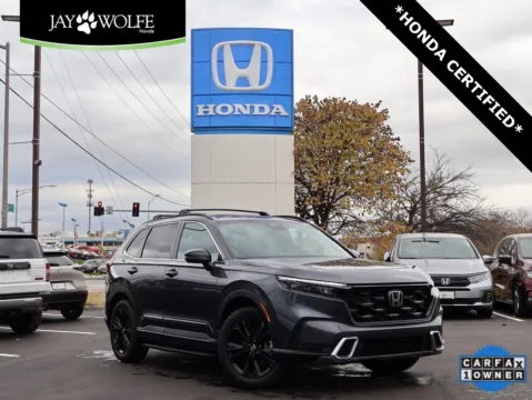 Gray 2024 Honda CR-V Hybrid Sport Touring for sale in Kansas City, MO