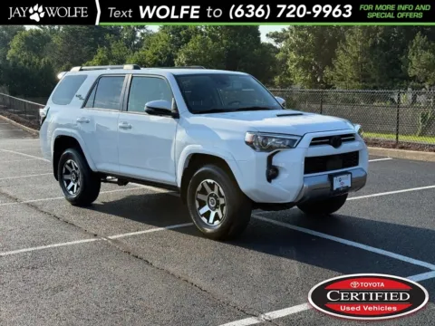 White 2023 Toyota 4Runner TRD Off-Road Premium for sale in Ballwin, MO