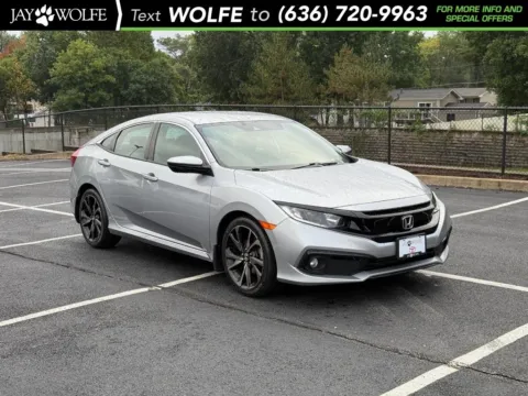 Silver 2021 Honda Civic Sport for sale in Ballwin, MO