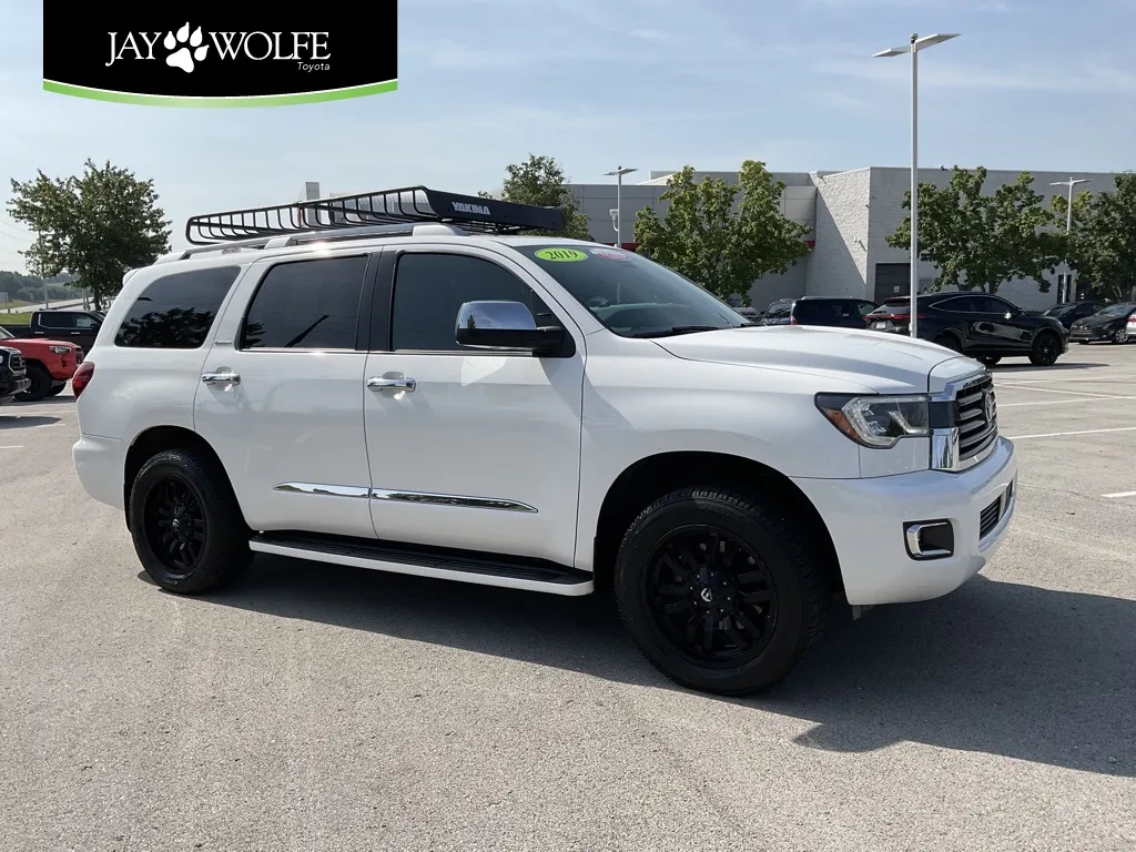 White 2019 Toyota Sequoia Limited for sale in Kansas City, MO