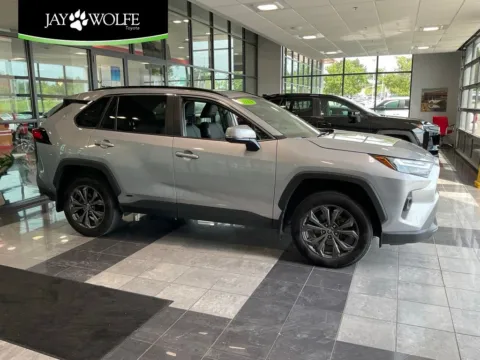 Silver 2024 Toyota RAV4 Hybrid XLE Premium for sale in Kansas City, MO