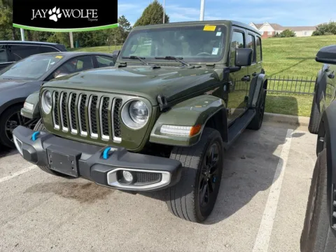 Green 2023 Jeep Wrangler Sahara 4xe for sale in Kansas City, MO