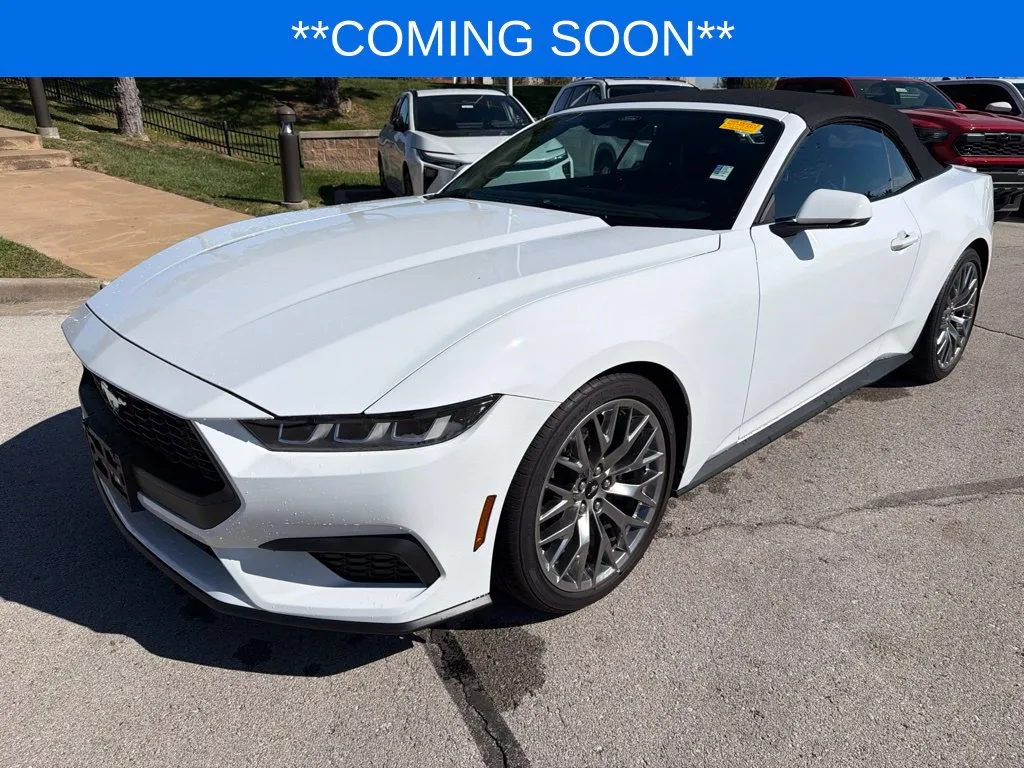 White 2024 Ford Mustang EcoBoost Premium for sale in Kansas City, MO