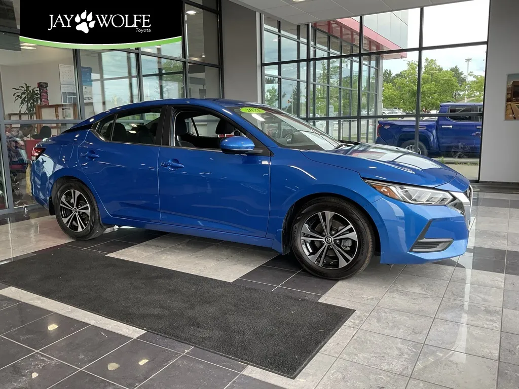 Blue 2021 Nissan Sentra SV for sale in Kansas City, MO