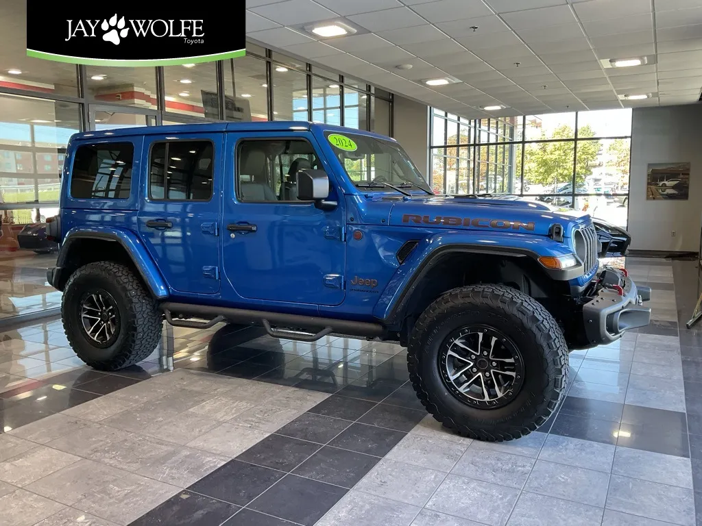 Blue 2024 Jeep Wrangler Rubicon X for sale in Kansas City, MO