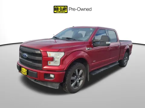 Red 2017 Ford F-150 Lariat for sale in Moses Lake, WA