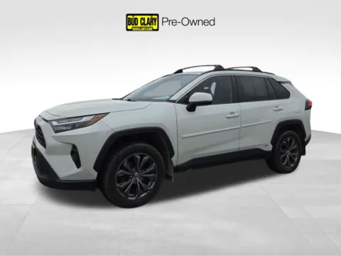 White 2022 Toyota RAV4 Hybrid XLE Premium for sale in Moses Lake, WA