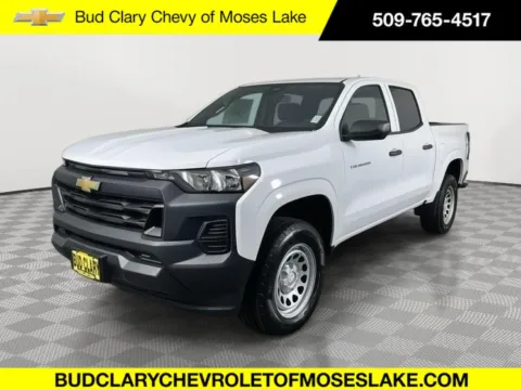 White 2025 Chevrolet Colorado 4WD Work Truck for sale in Moses Lake, WA
