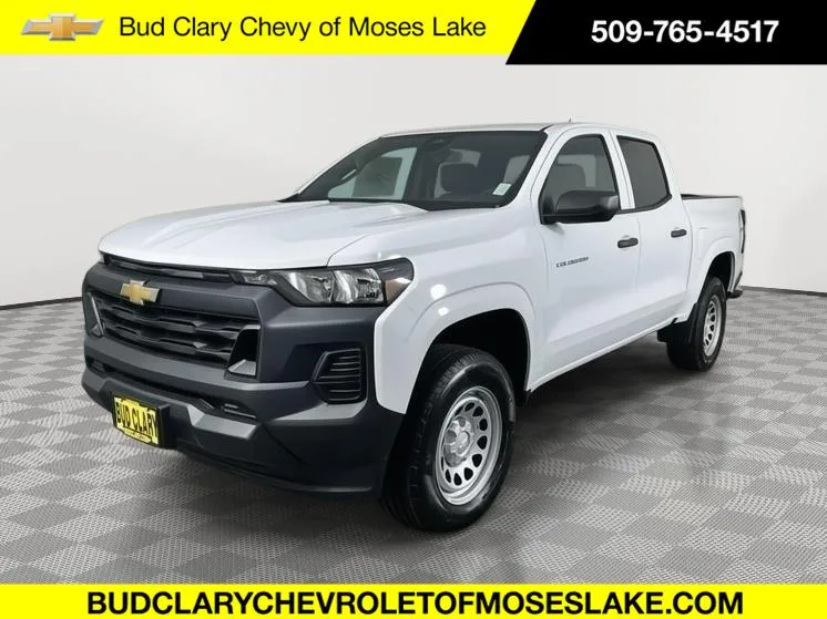 White 2025 Chevrolet Colorado 4WD Work Truck for sale in Moses Lake, WA