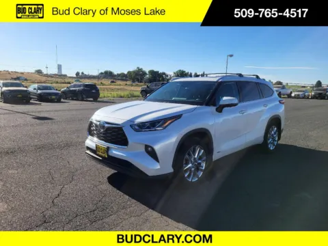 White 2023 Toyota Highlander Hybrid Limited for sale in Moses Lake, WA