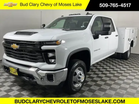 White 2024 Chevrolet Silverado 3500HD CC Work Truck for sale in Moses Lake, WA