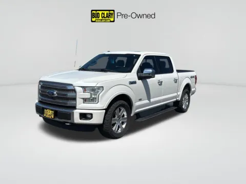 White 2016 Ford F-150 Platinum for sale in Moses Lake, WA