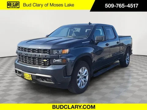 Gray 2021 Chevrolet Silverado 1500 Custom for sale in Moses Lake, WA
