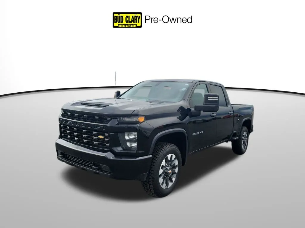 Black 2021 Chevrolet Silverado 2500HD Custom for sale in Moses Lake, WA
