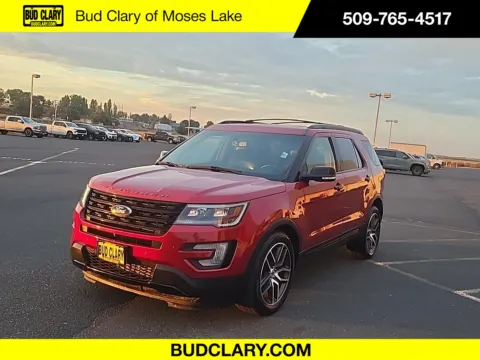 Red 2016 FORD EXPLORER SPORT for sale in Moses Lake, WA