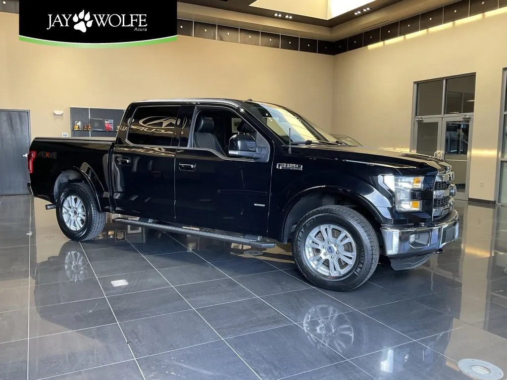 Black 2016 Ford F-150 Lariat for sale in Kansas City, MO