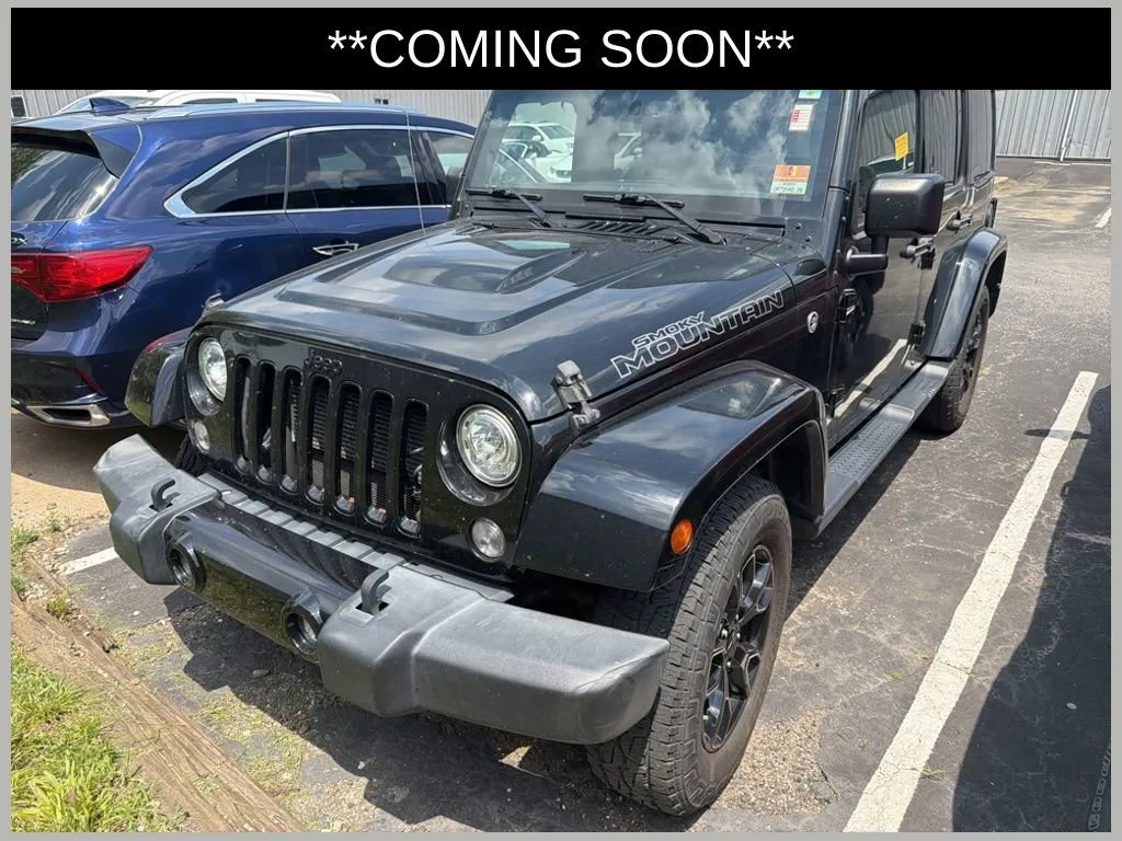 Black 2017 Jeep Wrangler Unlimited Smoky Mountain for sale in Kansas City, MO