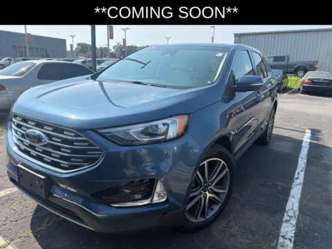 Blue 2019 Ford Edge Titanium for sale in Kansas City, MO