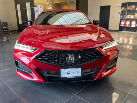 Photos of 2023 Acura TLX w/A-Spec Package for sale in Kansas City, MO at Jay Wolfe Acura