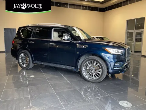 Blue 2018 INFINITI QX80 for sale in Kansas City, MO