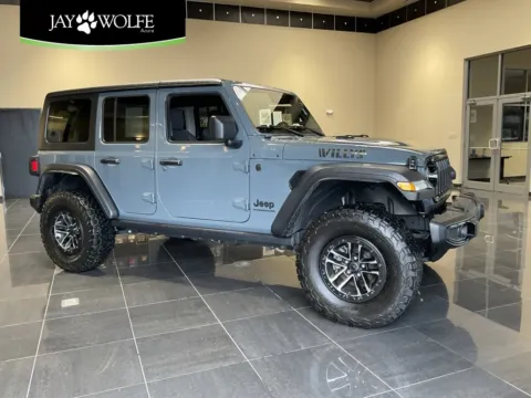 Gray 2024 Jeep Wrangler Willys for sale in Kansas City, MO