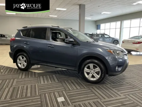 Blue 2014 Toyota RAV4 XLE for sale in Overland Park, KS