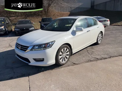 White 2014 Honda Accord Sedan EX-L for sale in Overland Park, KS