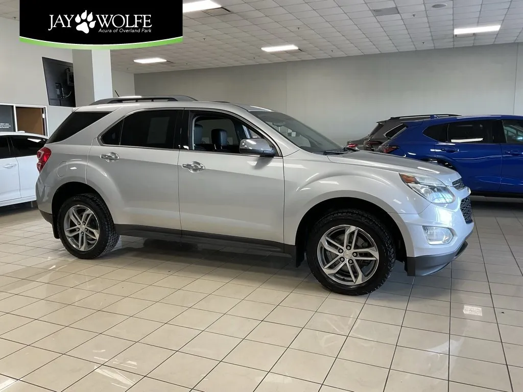Silver 2016 Chevrolet Equinox LTZ for sale in Overland Park, KS