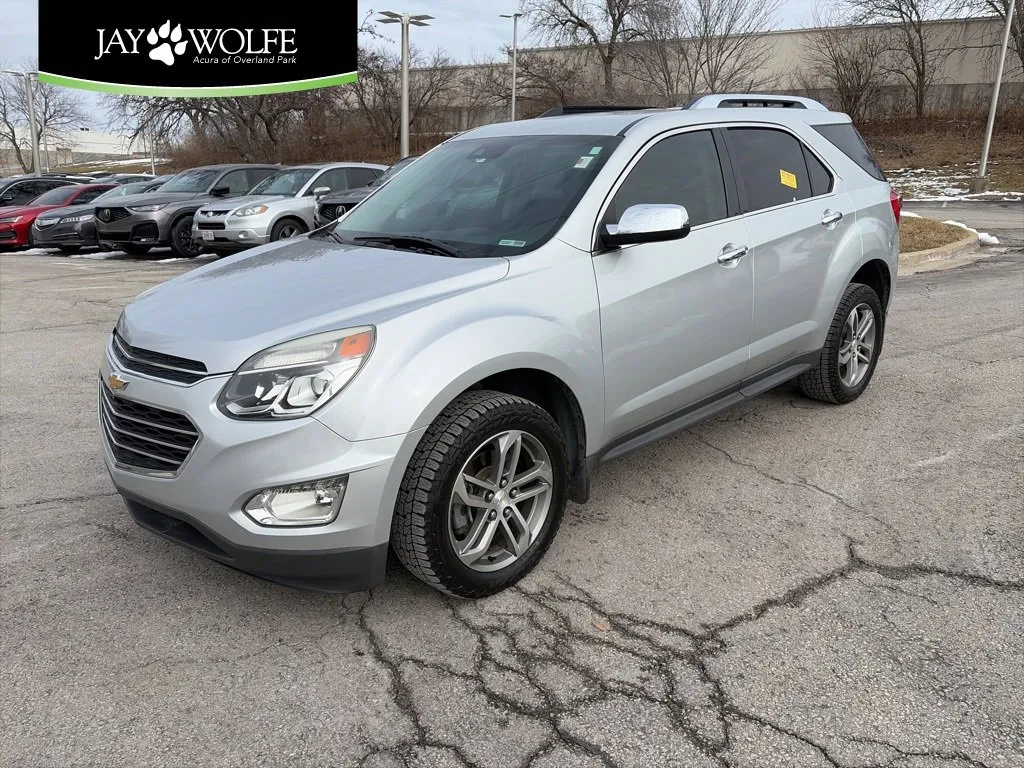 Silver 2016 Chevrolet Equinox LTZ for sale in Overland Park, KS