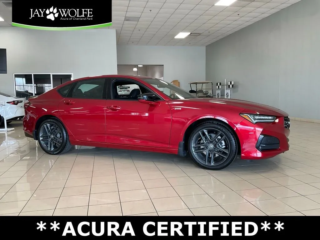 Red 2025 Acura TLX w/A-Spec Package for sale in Overland Park, KS